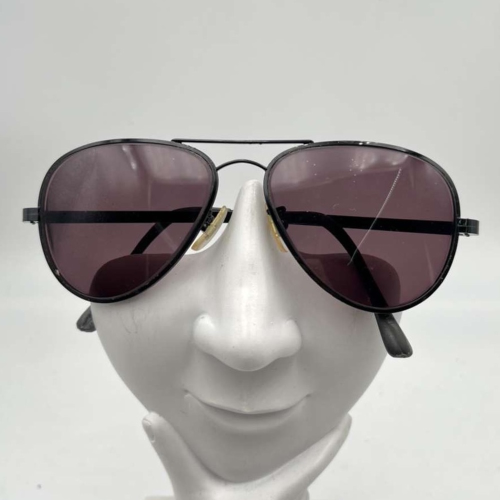 Vintage Capri Optics Black Aviator Sunglasses Frames